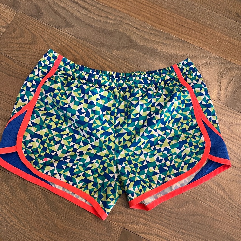 Under Armour Youth Medium blue Geometric Patterned Shorts